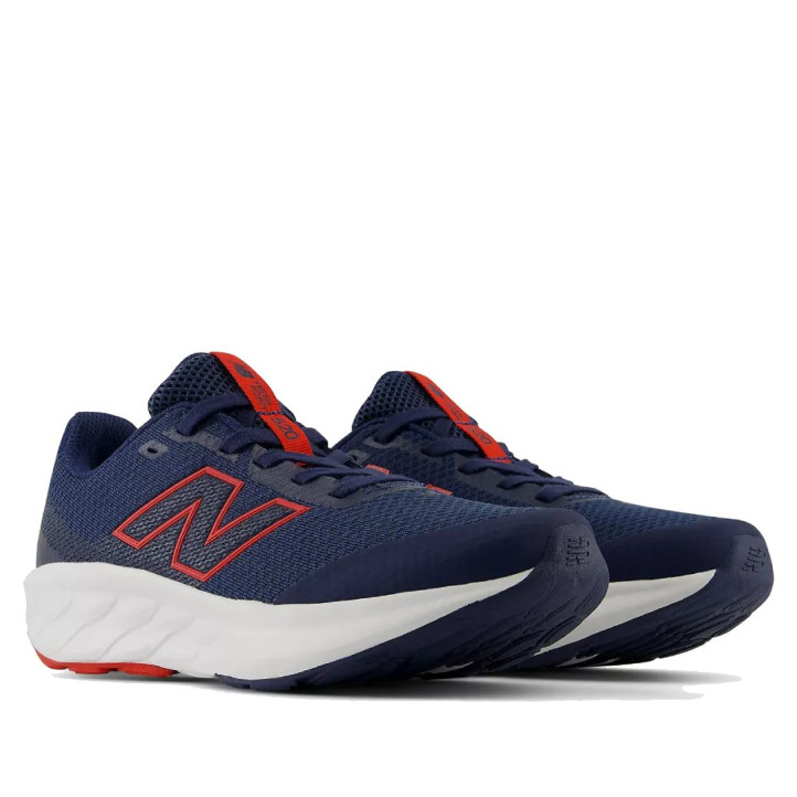 Zapatillas deporte New Balance 520 V9 infantiles azul marino y rojo - Querol online