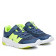 Sabatilles esport New Balance 578 infantils blau marí i verd llima amb velcro - Querol online