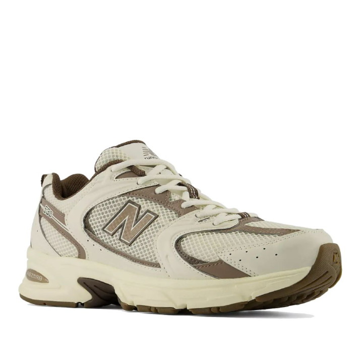 Sabatilles New Balance 530 unisex beix i marró amb amortiment ABZORB - Querol online