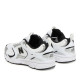 Zapatillas deportivas New Balance 408 blancas y plateadas con detalles negros - Querol online