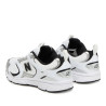 Zapatillas deportivas New Balance 408 blancas y plateadas con detalles negros