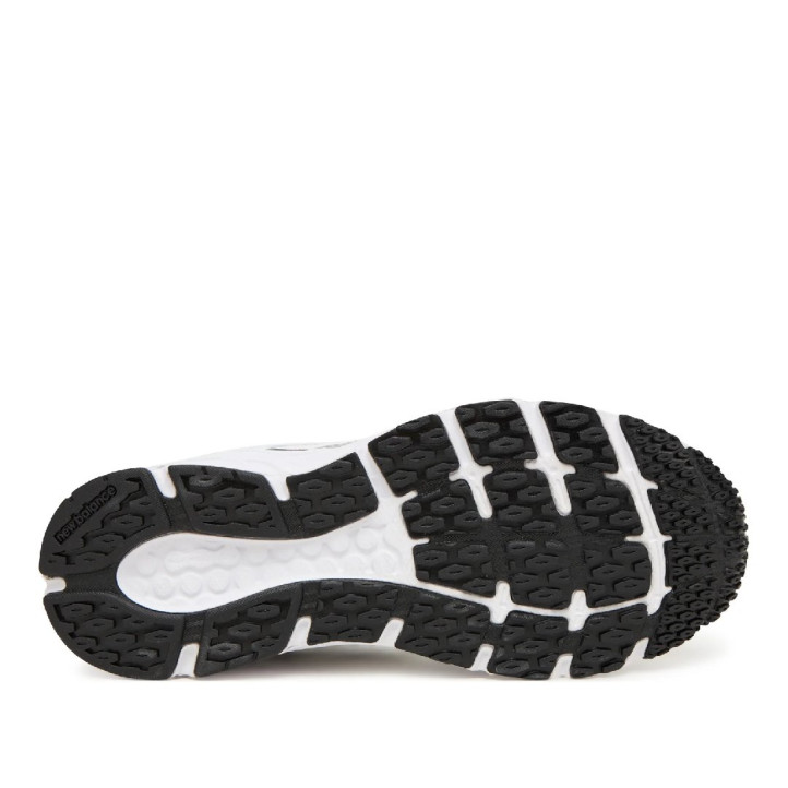 Zapatillas deportivas New Balance 408 blancas y plateadas con detalles negros - Querol online