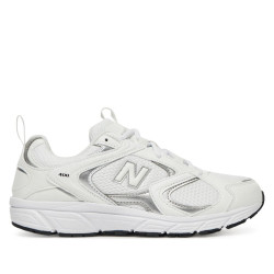 Zapatillas deportivas New Balance 408 blancas y plateadas de estilo retro - Querol online