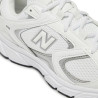 Sabatilles esportives New Balance 408 blanques i platejades d'estil retro