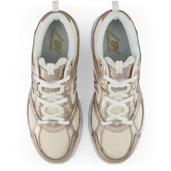 Sabatilles esportives New Balance 408 de dona daurades metal·litzades - Querol online