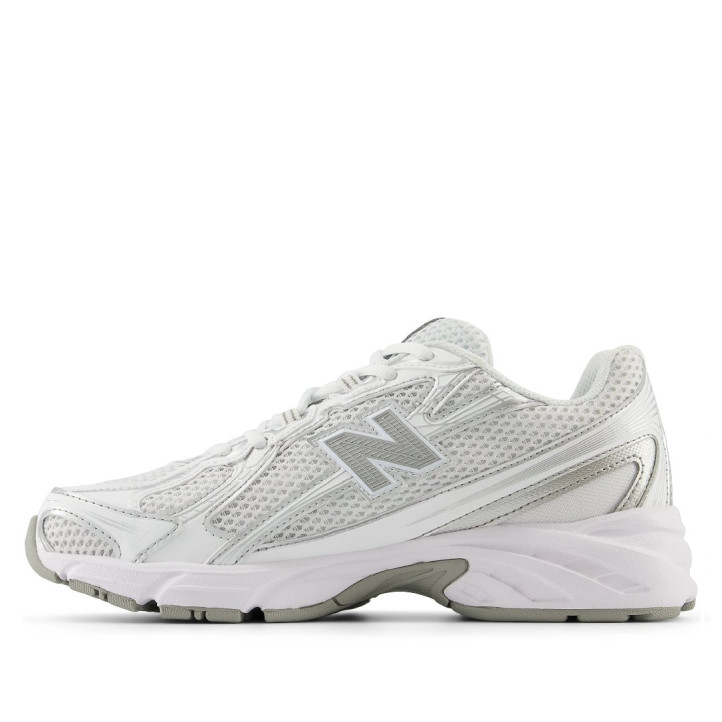 Zapatillas deportivas New Balance 740 unisex blancas y plateadas con amortiguación ABZORB - Querol online