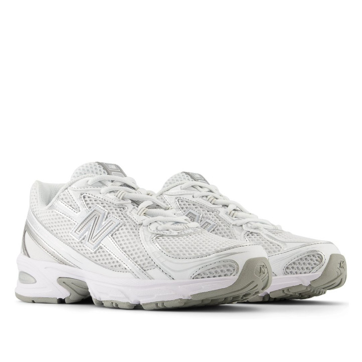 Zapatillas deportivas New Balance 740 unisex blancas y plateadas con amortiguación ABZORB - Querol online