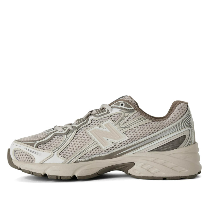 Zapatillas deportivas New Balance 740 unisex beige y gris con amortiguación ABZORB - Querol online