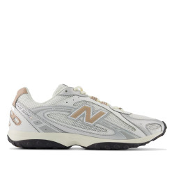 Sabatilles esportives New Balance 204L blanques i platejades amb detalls beix per a dona - Querol online