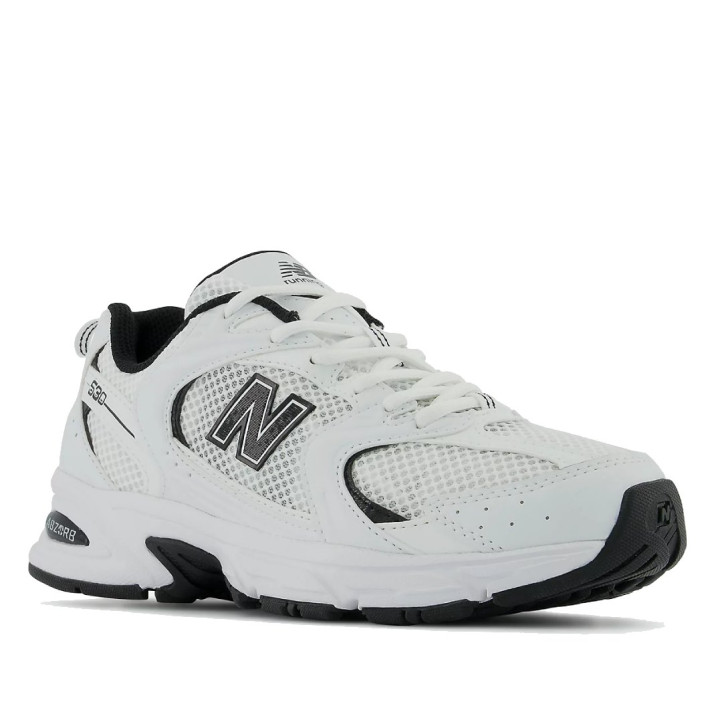 Sabatilles esportives New Balance 530 d'home blanques amb detalls negres i amortiment ABZORB - Querol online
