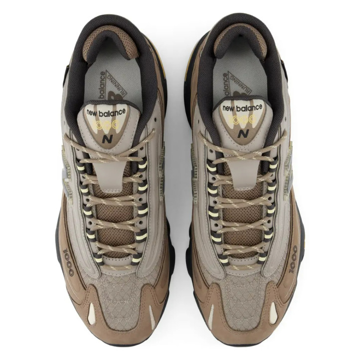 Sabatilles esportives New Balance 1000 d'home marrons amb Cordura i amortiment ABZORB - Querol online