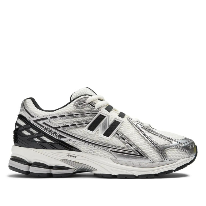 Sabatilles esportives New Balance 1906R d'home blanques i platejades amb amortiment ABZORB SBS - Querol online