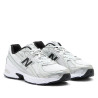 Zapatillas deportivas New Balance 740 de hombre blancas y plateadas con amortiguación ABZORB