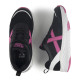 Zapatillas deporte Munich Fun Kid infantiles negras y fucsia lavables - Querol online