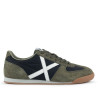 Zapatillas deportivas Munich Stereo de hombre verdes y negras con suela caramelo