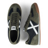 Zapatillas deportivas Munich Stereo de hombre verdes y negras con suela caramelo