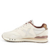 Sabatilles Munich Dash de dona blanques i beix amb detalls marrons