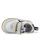 Zapatillas deporte Munich Baby Koda infantiles blancas y beige con doble velcro - Querol online