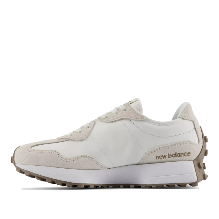 Sabatilles esportives New Balance 327 de dona blanques i beix amb detalls talp - Querol online