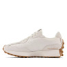 Zapatillas deportivas New Balance 327 de mujer beige con logo animal print y suela caramelo