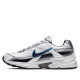 Zapatillas deportivas Nike Initiator de hombre blancas y plateadas con detalles azules - Querol online
