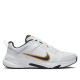 Zapatillas deportivas Nike Defy All Day de hombre blancas con detalles negros y dorados - Querol online