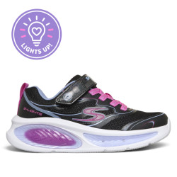 Sabatilles esport Skechers S-Lights Cosmic Glow 2.0 infantils negres multicolor amb llums - Querol online