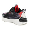 Zapatillas deporte Bull Boys T-Rex infantiles negras con dinosaurio y velcro