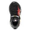 Zapatillas deporte Bull Boys Velociraptor infantiles negras y rojas con luces