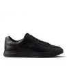Sabates sport Calvin Klein d'home negres de pell amb logotip