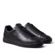 Sabates sport Calvin Klein d'home negres de pell amb logotip - Querol online