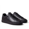 Sabates sport Calvin Klein d'home negres de pell amb logotip