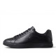 Zapatos sport Calvin Klein de hombre negras de piel con logo - Querol online