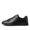 Sabates sport Calvin Klein d'home negres de pell amb logotip