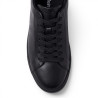Zapatos sport Calvin Klein de hombre negras de piel con logo