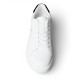 Sabates sport Calvin Klein CK Baseline d'home blanques de pell amb detalls negres - Querol online