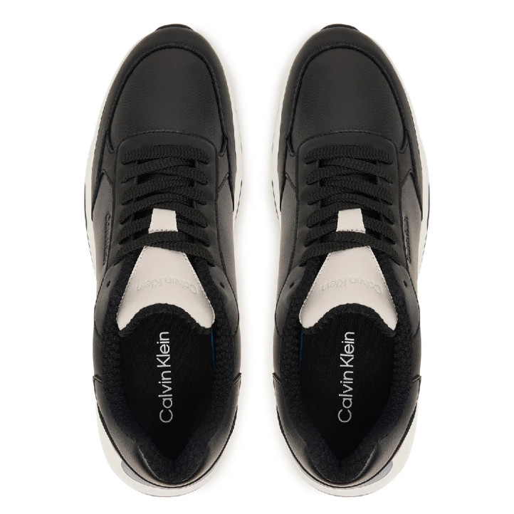 Sabates sport Calvin Klein City Runner d'home negres amb sola blanca - Querol online