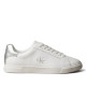 Sabatilles Calvin Klein de dona blanques de pell amb detall platejat - Querol online