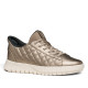 Zapatillas Geox Flextride Plus de mujer doradas con acabado acolchado - Querol online