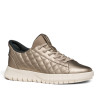 Zapatillas Geox Flextride Plus de mujer doradas con acabado acolchado