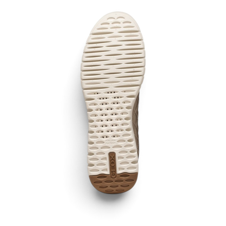 Zapatillas Geox Flextride Plus de mujer doradas con acabado acolchado - Querol online