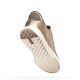 Zapatillas Geox Flextride Plus de mujer doradas con acabado acolchado - Querol online