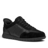 Sabates sport Geox Flextride Zero Plus d'home negres de pell i ant