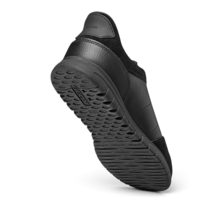 Sabates sport Geox Flextride Zero Plus d'home negres de pell i ant - Querol online