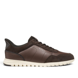 Sabates sport Geox Flextride Zero Plus d'home marrons de pell i ant - Querol online