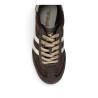 Zapatillas deportivas Gola Sprinter Suede de mujer marrones con detalles blancos