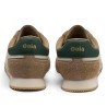 Sabatilles esportives Gola Sprinter Suede de dona beix amb detalls verds