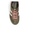 Zapatillas deportivas Gola Sprinter Suede de mujer verdes con detalles rosas