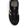 Zapatillas deportivas Gola Tornado de mujer negras con detalles dorados