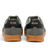 Zapatillas deportivas Gola Cyclone de hombre verdes de ante con detalles negros